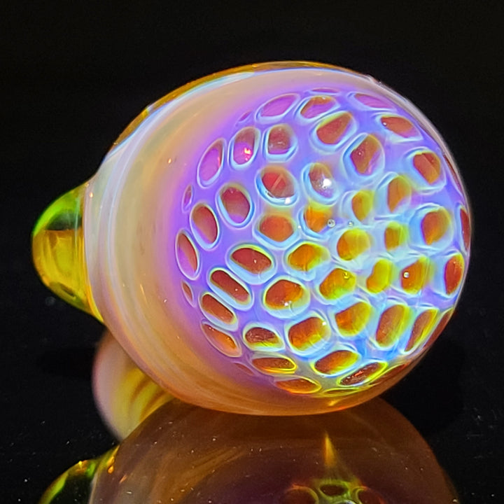 Alien Brain Honeycomb Pipe Glass Pipe Plug a Nug   