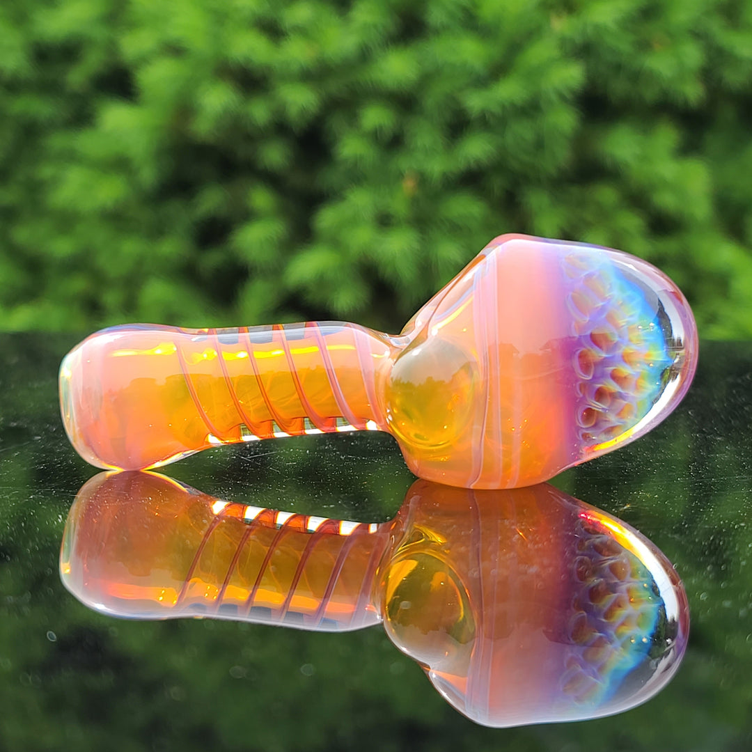 Alien Brain Honeycomb Pipe Glass Pipe Plug a Nug   