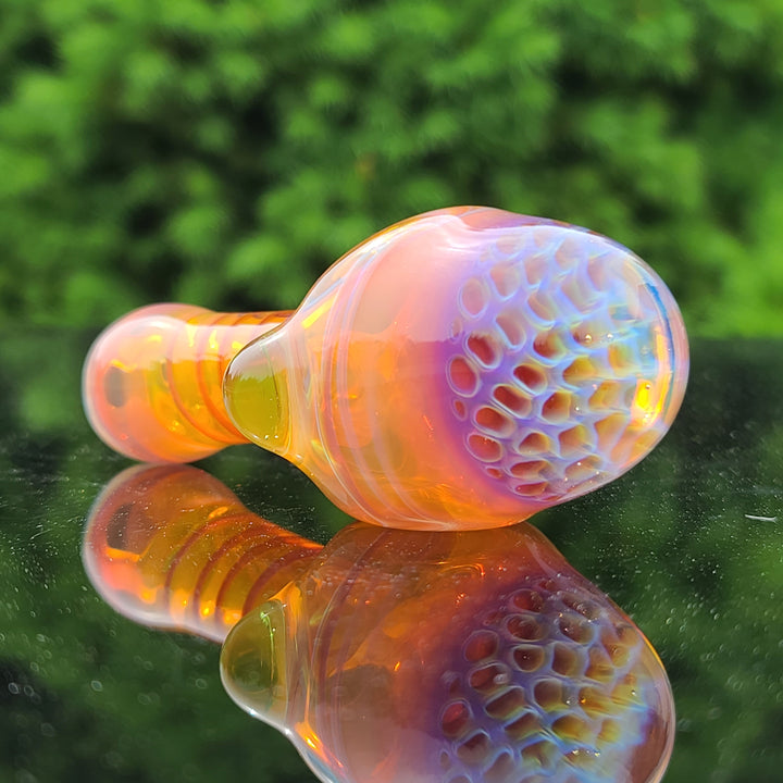 Alien Brain Honeycomb Pipe Glass Pipe Plug a Nug   