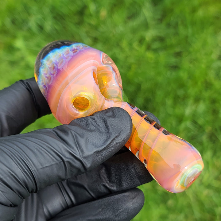 Alien Brain Honeycomb Pipe Glass Pipe Plug a Nug   