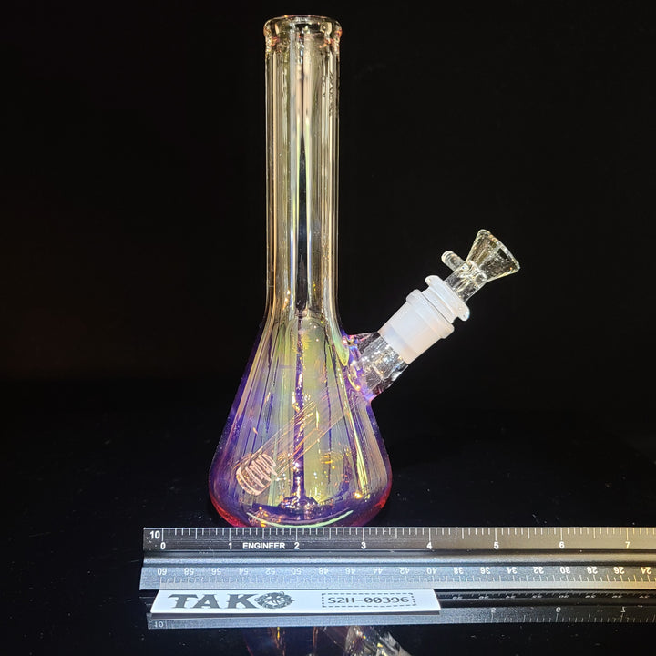 Raven Fumed Beaker Bong Glass Pipe Raven Glass   