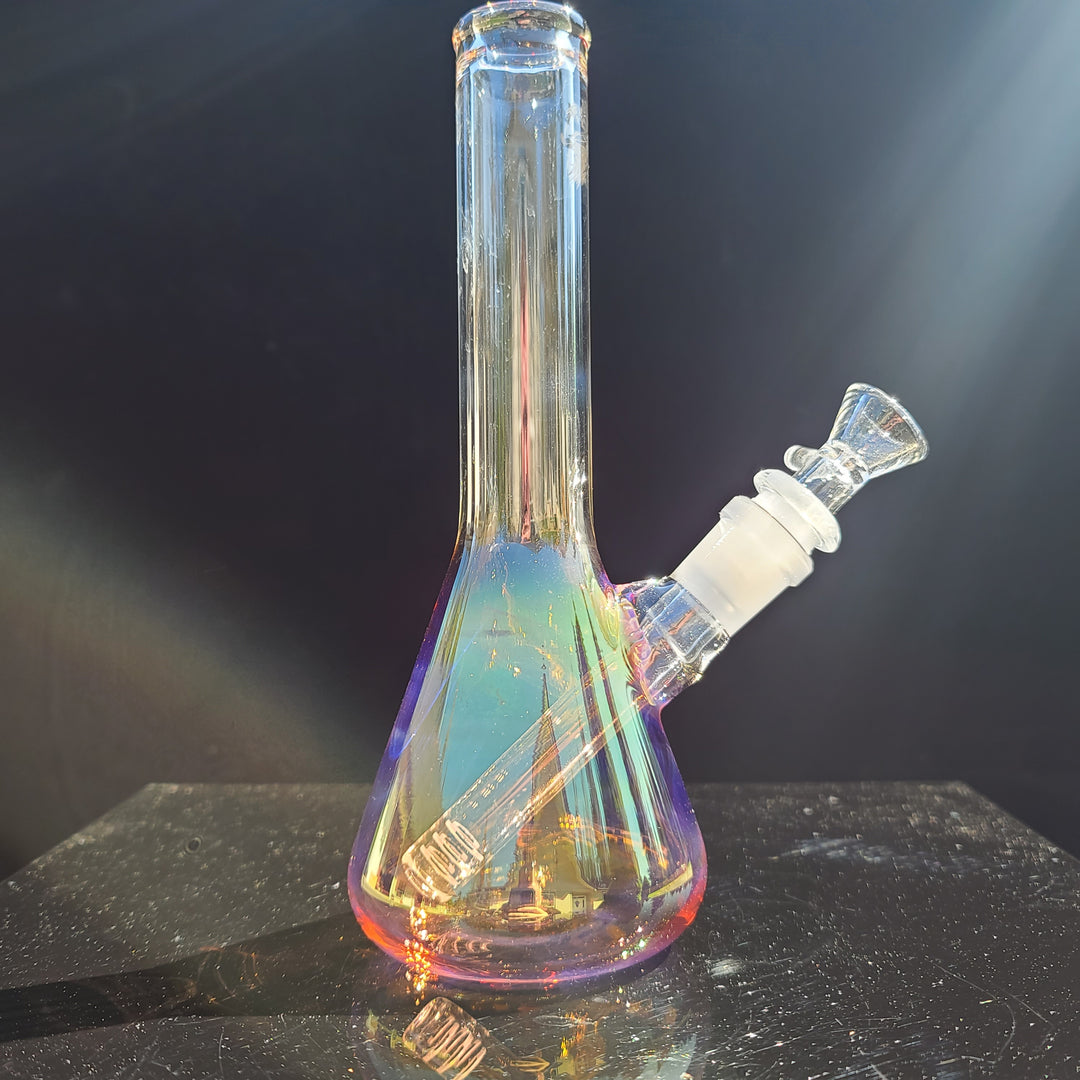 Raven Fumed Beaker Bong Glass Pipe Raven Glass   