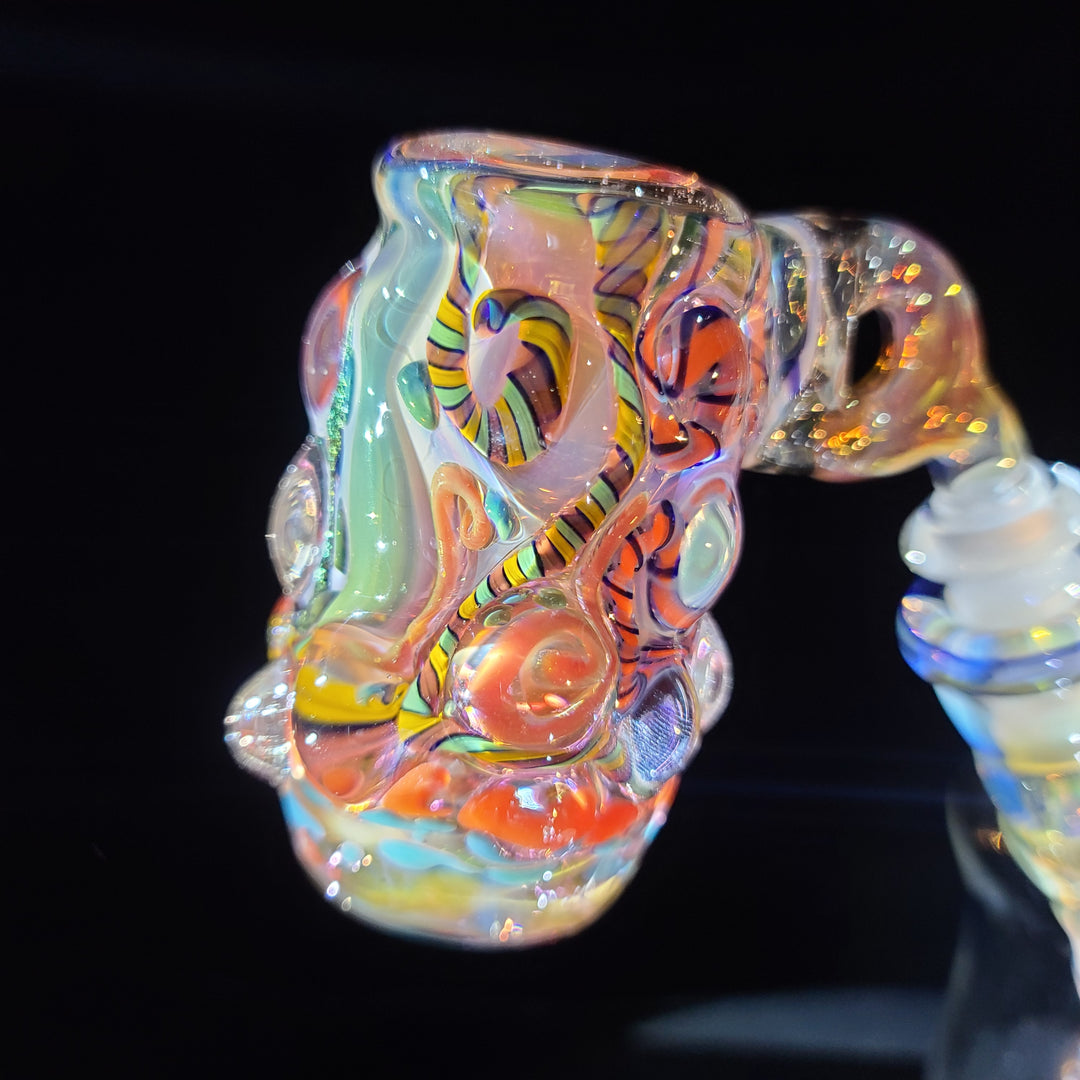 TAKO x Molten Imagination x JHP Collab Old School Bell Bong *SOLD* Glass Pipe Tako Glass   