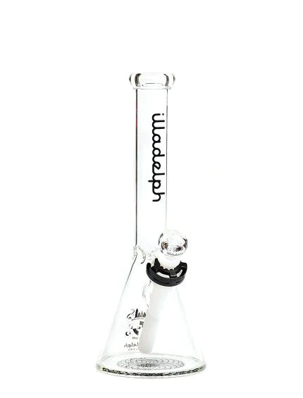 Illadelph Black Mini Beaker Bong Glass Pipe Illadelph Glass   