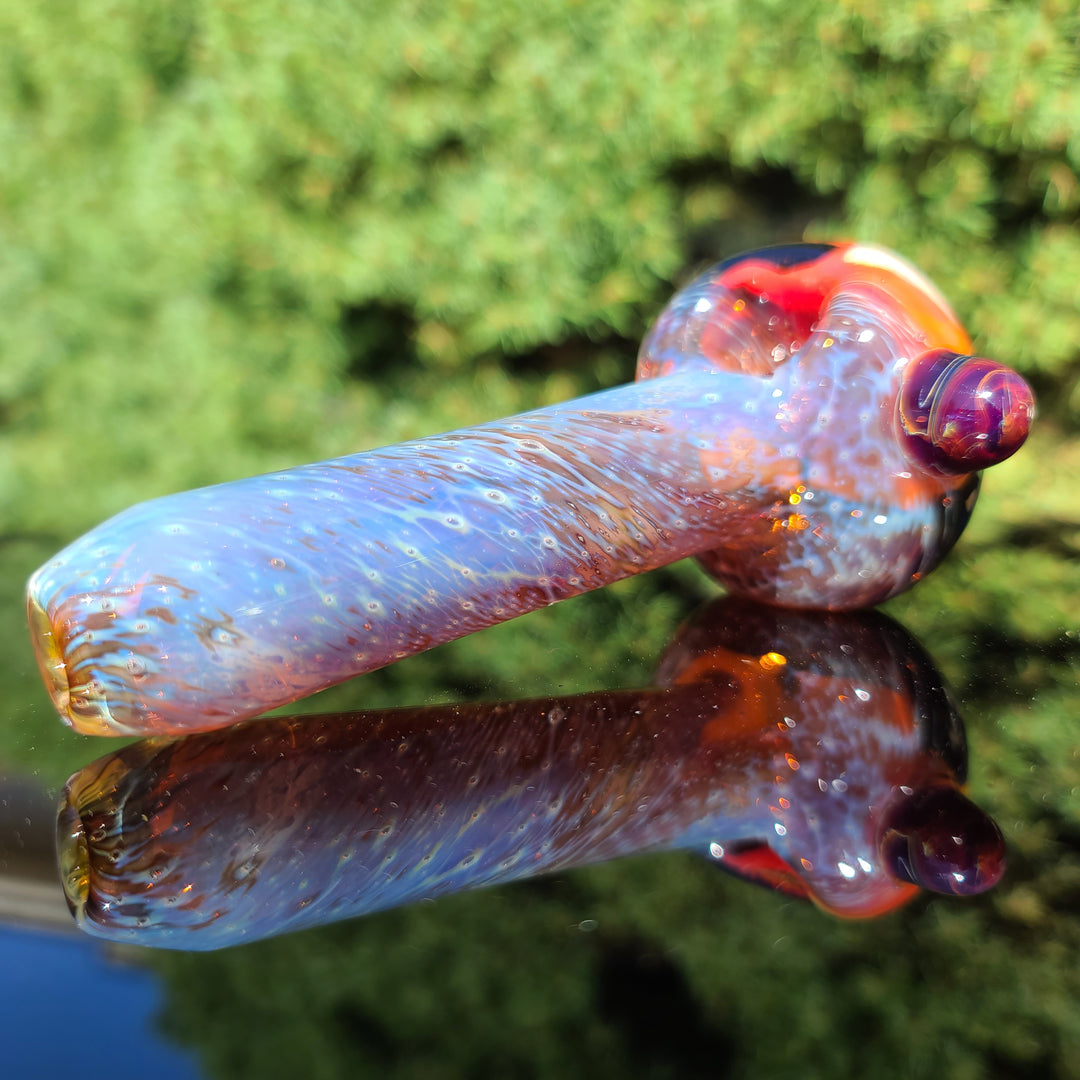 Elephant Silhouette Disc Flip Spoon Glass Pipe Chillery Bogart   