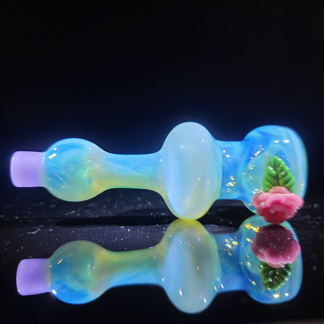 Rose Chillum Glass Pipe Chillery Bogart   