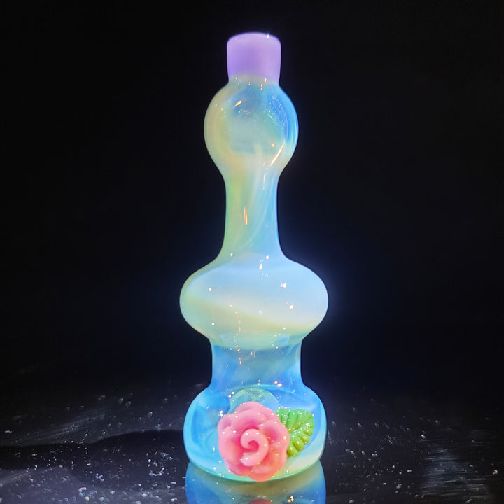 Rose Chillum Glass Pipe Chillery Bogart   