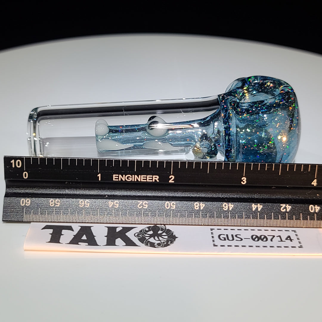 Mini Crushed Opal Dragon Pipe Glass Pipe Gus Glass   