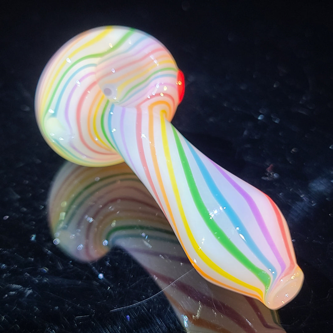 Fruit Stripe Heart Spoon Glass Pipe Glass Happy   