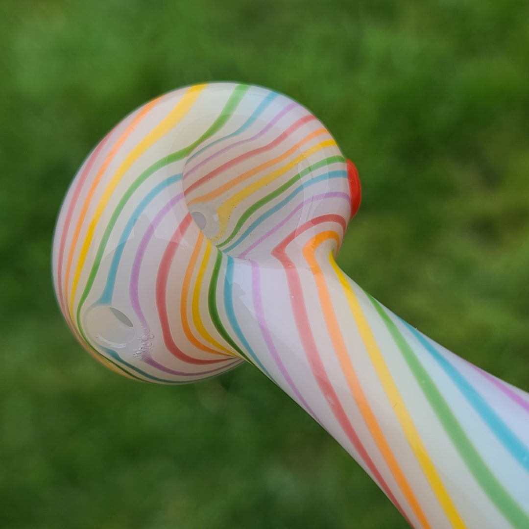 Fruit Stripe Heart Spoon Glass Pipe Glass Happy   