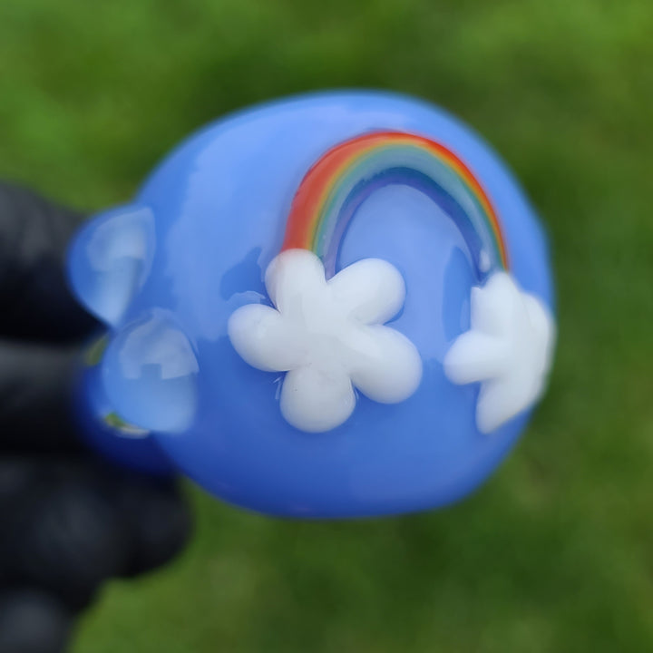 Rainbow Spoon Glass Pipe Glass Happy   