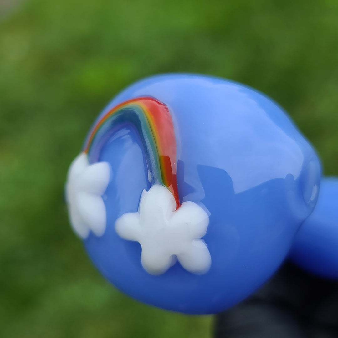 Rainbow Spoon Glass Pipe Glass Happy   