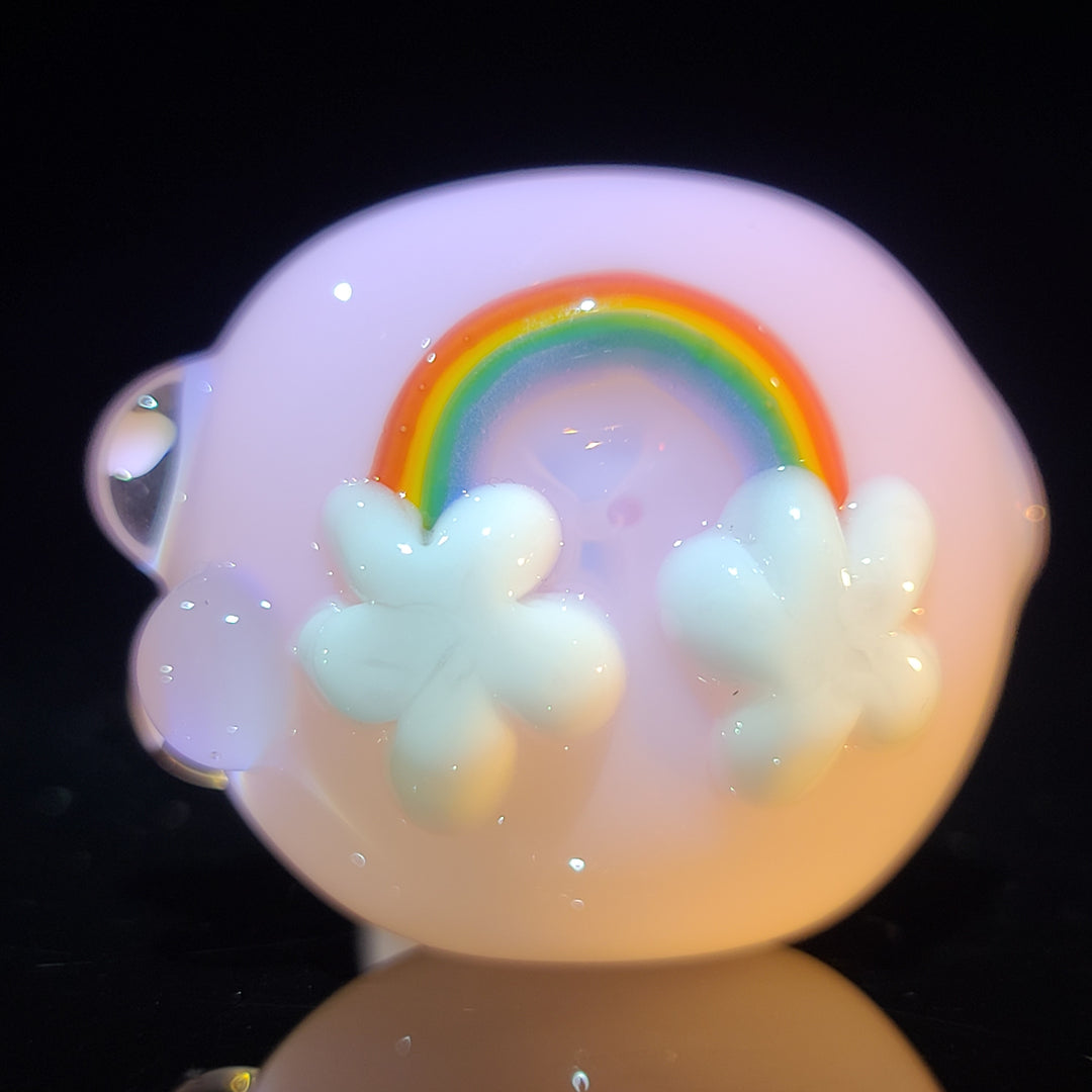 Rainbow Spoon Glass Pipe Glass Happy   