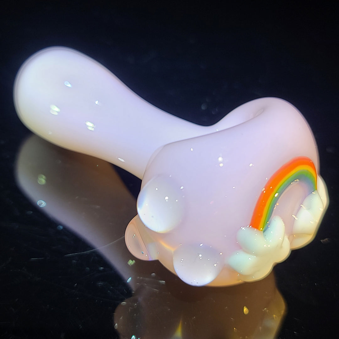 Rainbow Spoon Glass Pipe Glass Happy   