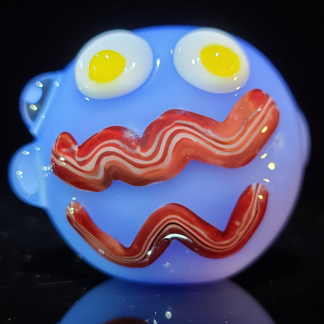 Bacon Face Spoon Glass Pipe Glass Happy   