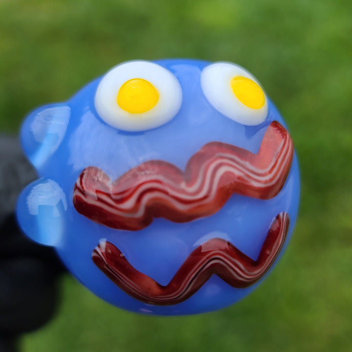 Bacon Face Spoon Glass Pipe Glass Happy   