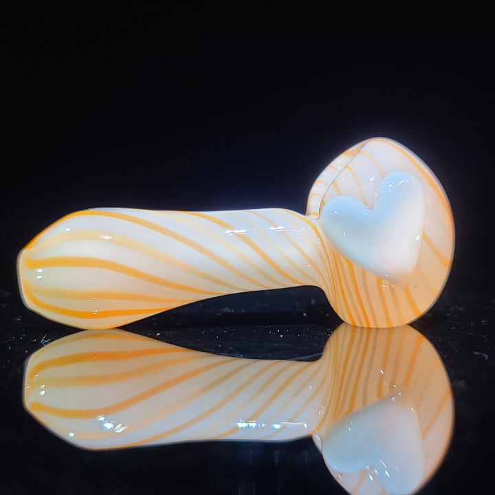 Fruit Stripe Heart Spoon Glass Pipe Glass Happy   