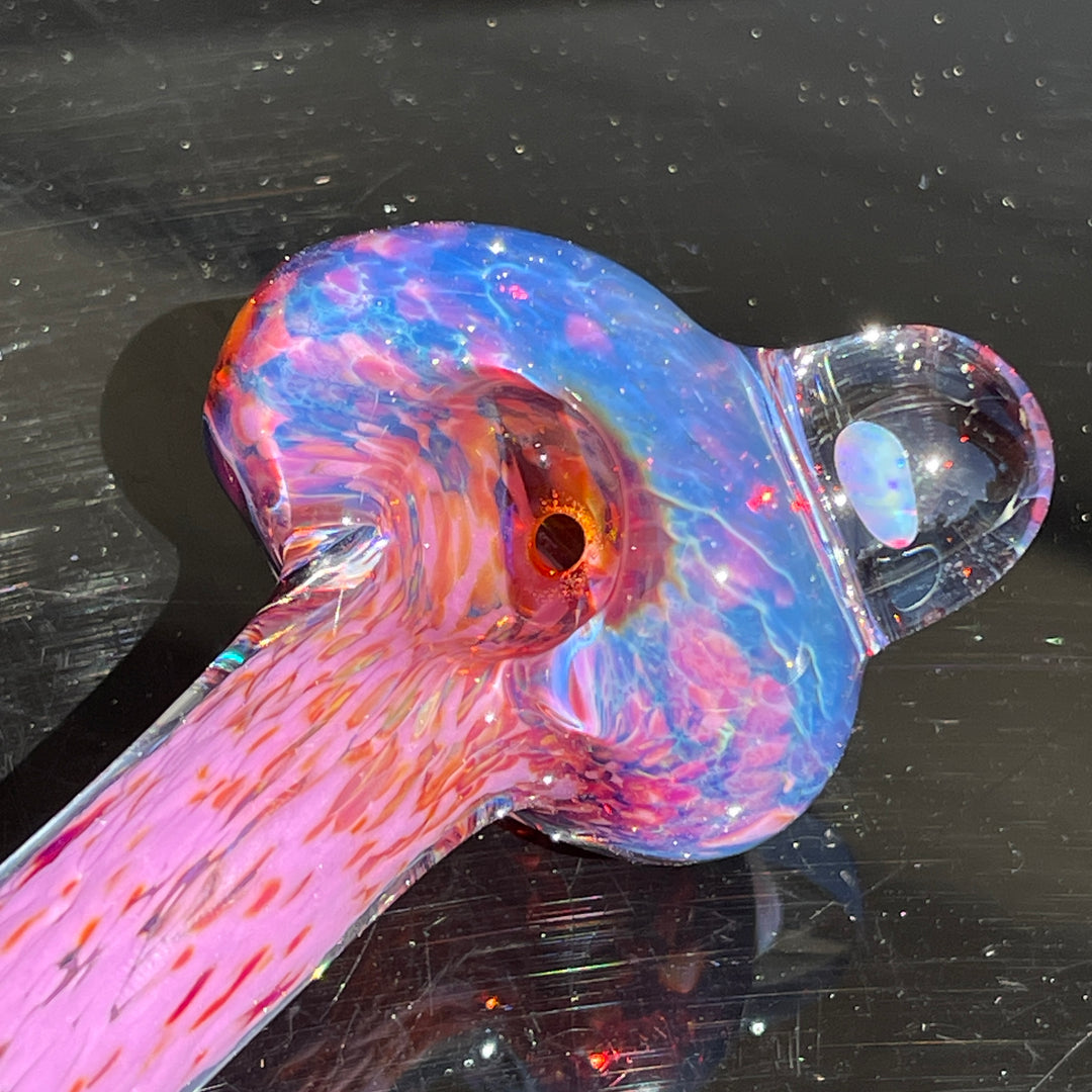 Purple Magic Opal Marble Pipe Glass Pipe Beezy Glass   