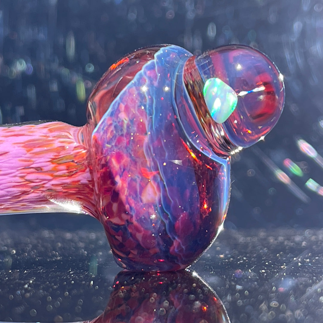 Purple Magic Opal Marble Pipe Glass Pipe Beezy Glass   