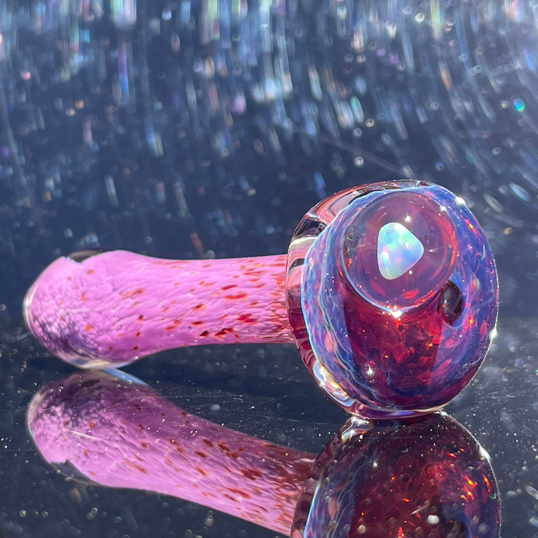 Purple Magic Opal Marble Pipe Glass Pipe Beezy Glass   