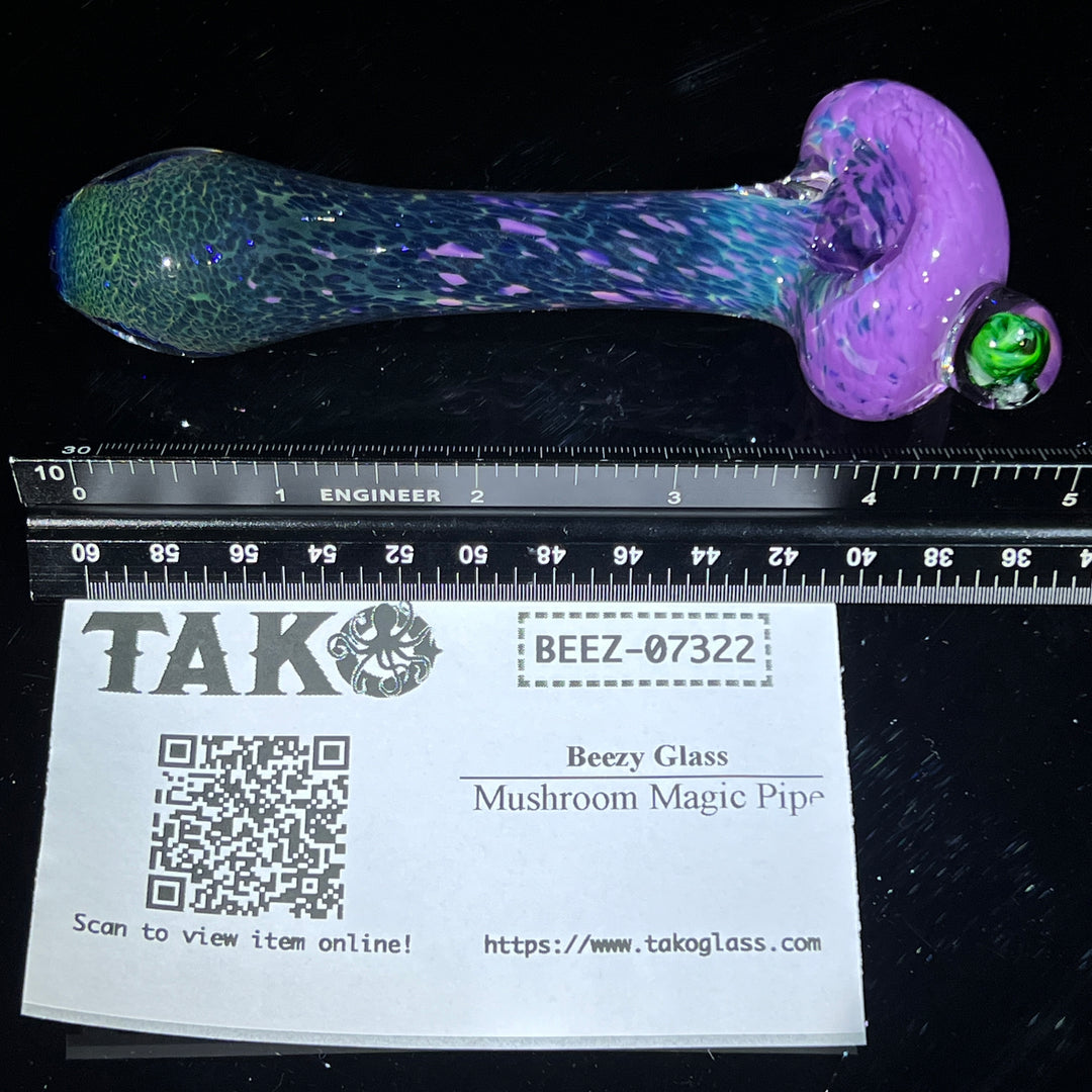 Mushroom Magic Pipe Glass Pipe Beezy Glass