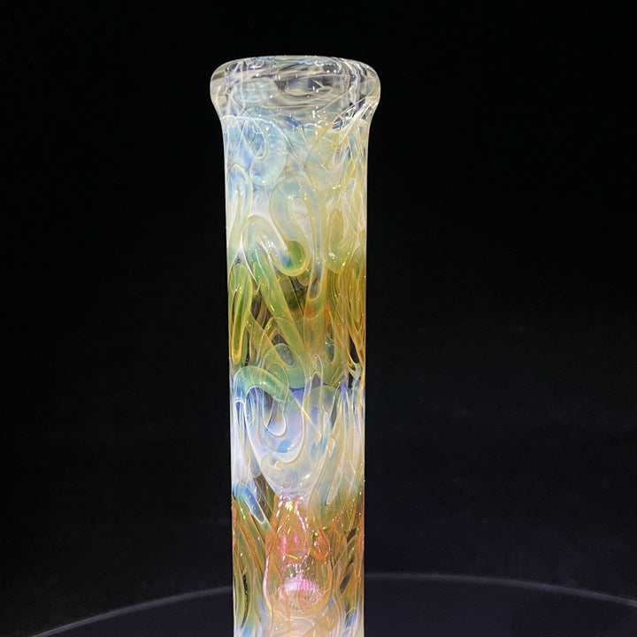 9" Fumed Squiggle Beaker Bong Glass Pipe Mary Jane's Glass