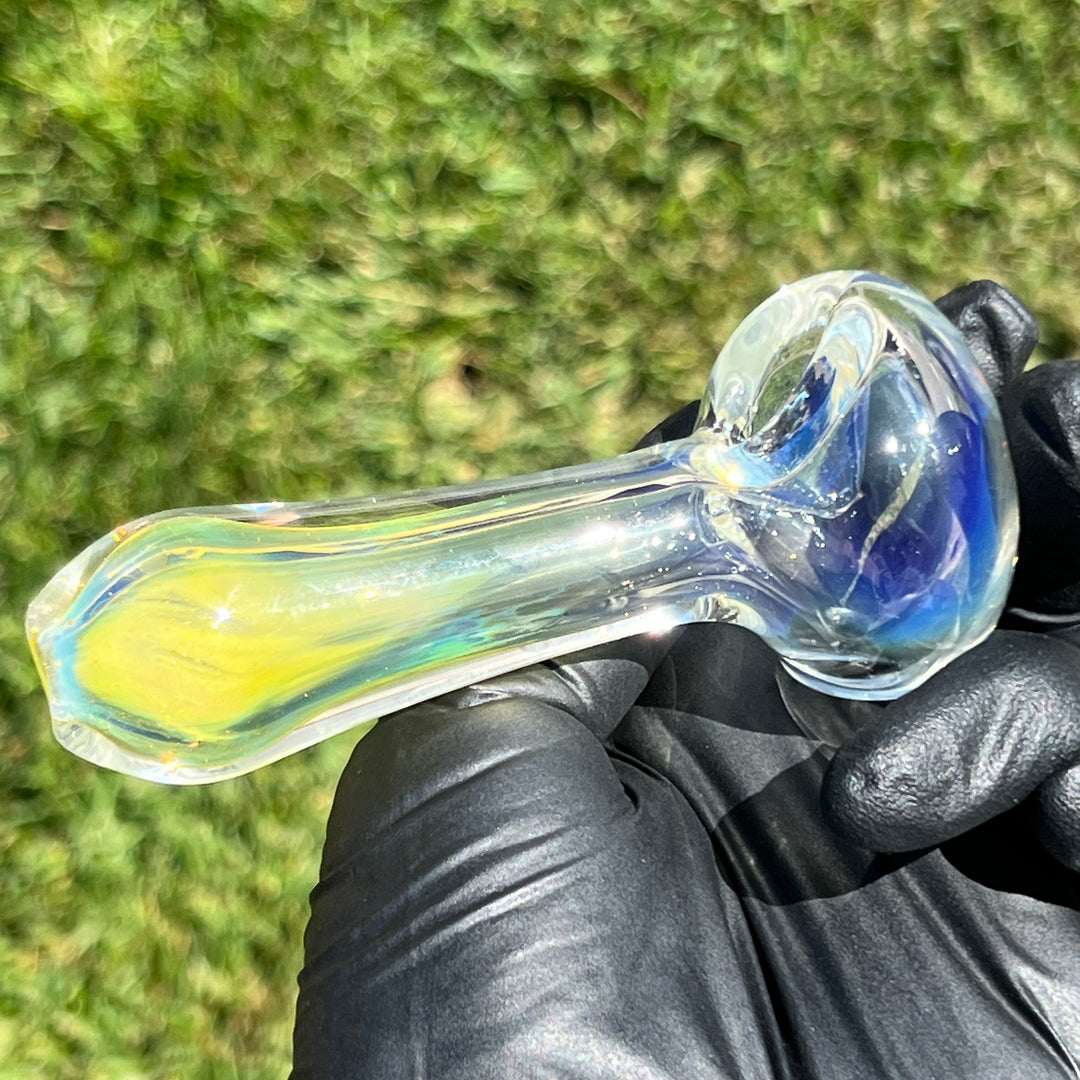 Fumed Color Changer Spoon Glass Pipe TG   