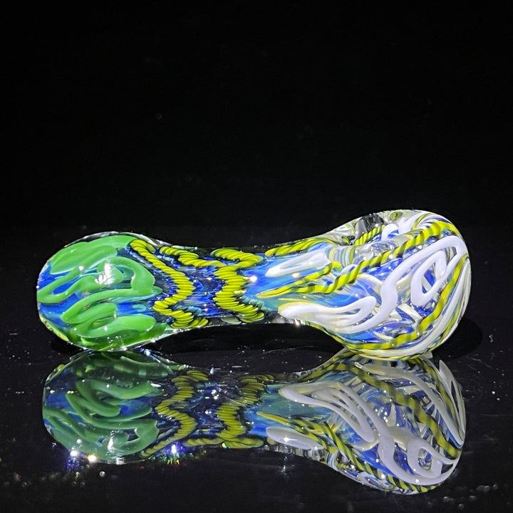 Color Inside Out Spoon Glass Pipe Tiny Mike   