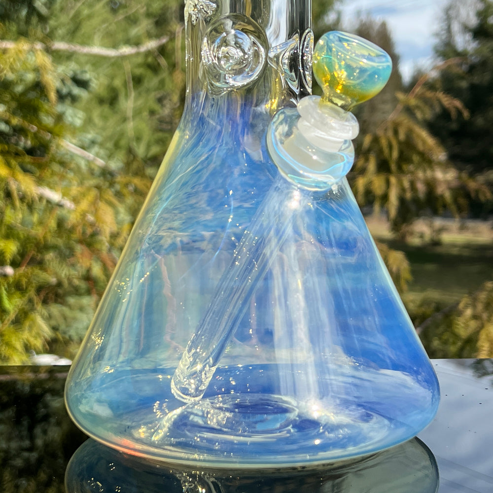 16" Fumed Beaker Bong Glass Pipe Mary Jane's Glass