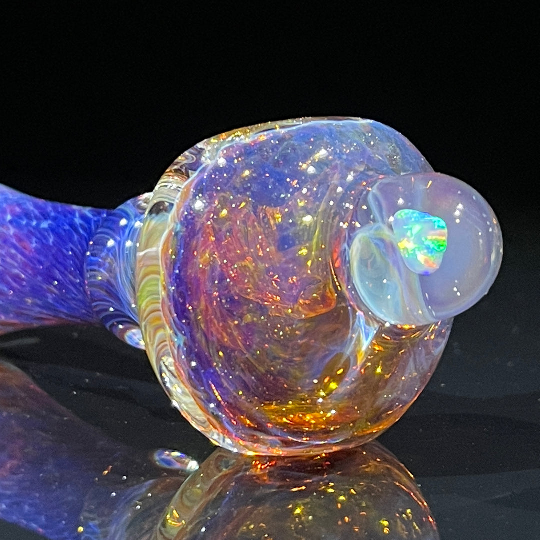 Purple Frit Opal Pocket Pipe Glass Pipe Beezy Glass