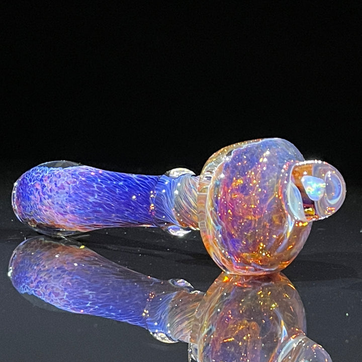 Purple Frit Opal Pocket Pipe Glass Pipe Beezy Glass