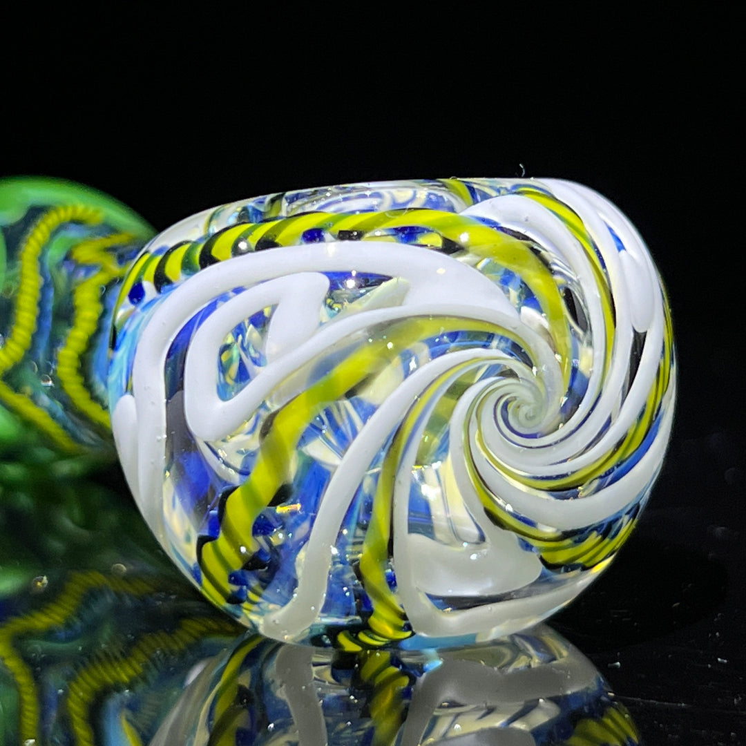 Color Inside Out Spoon Glass Pipe Tiny Mike   