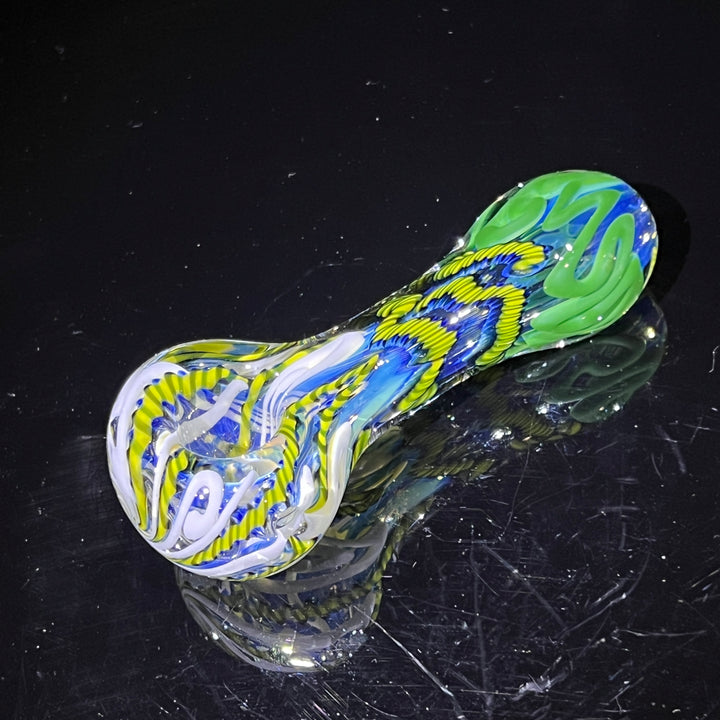 Color Inside Out Spoon Glass Pipe Tiny Mike   