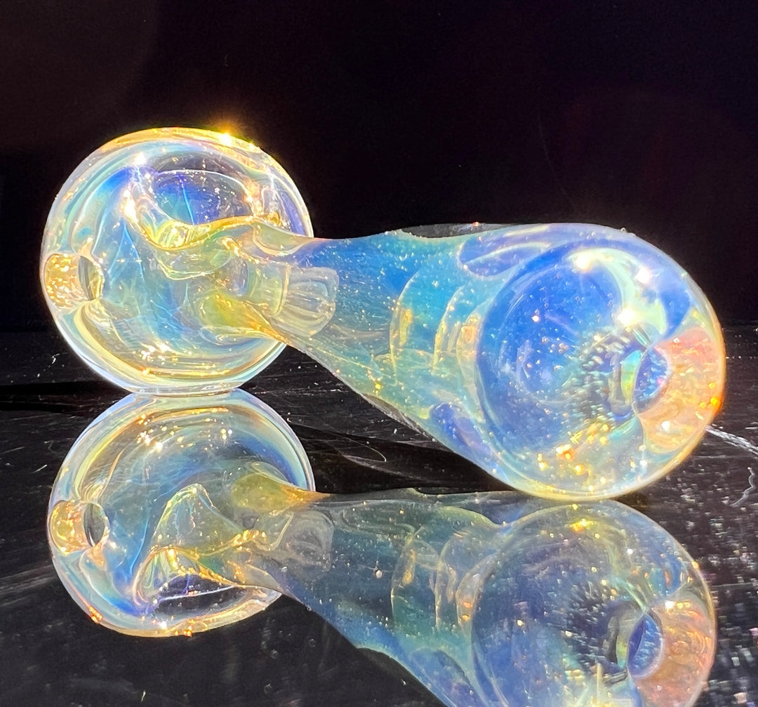 Fumed Color Changer Spoon Glass Pipe TG   