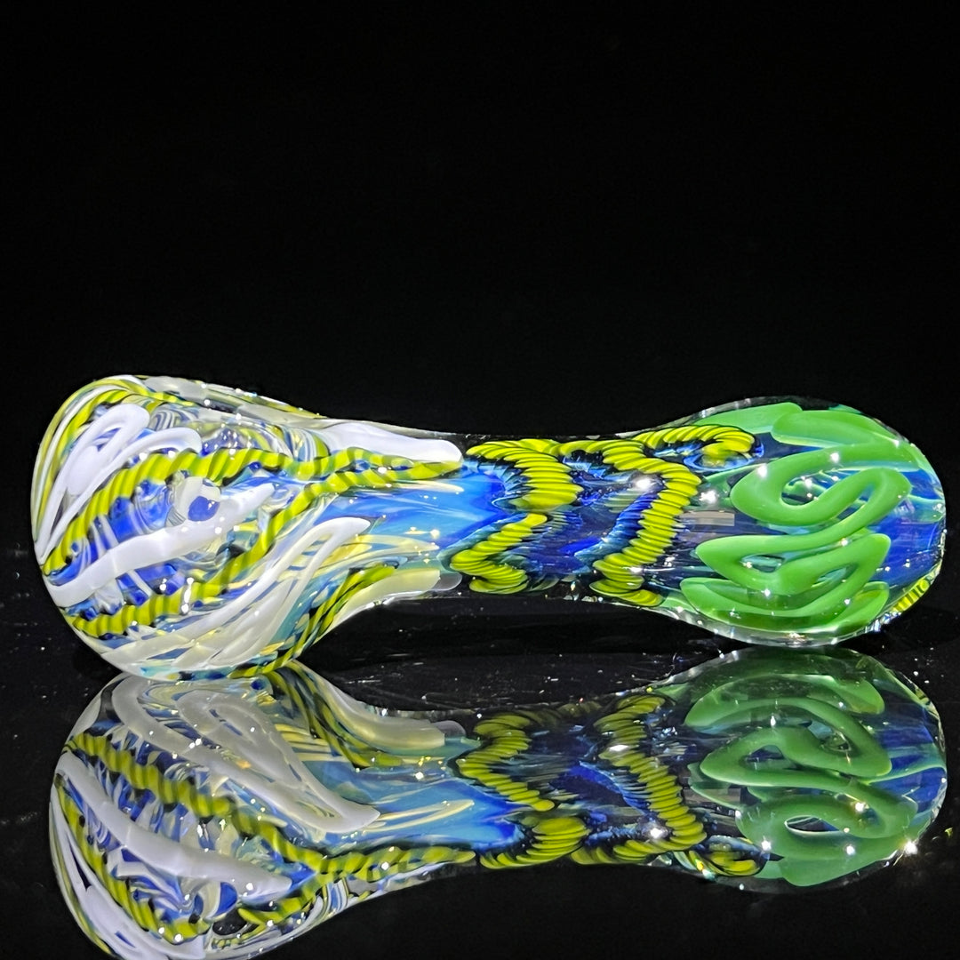 Color Inside Out Spoon Glass Pipe Tiny Mike   