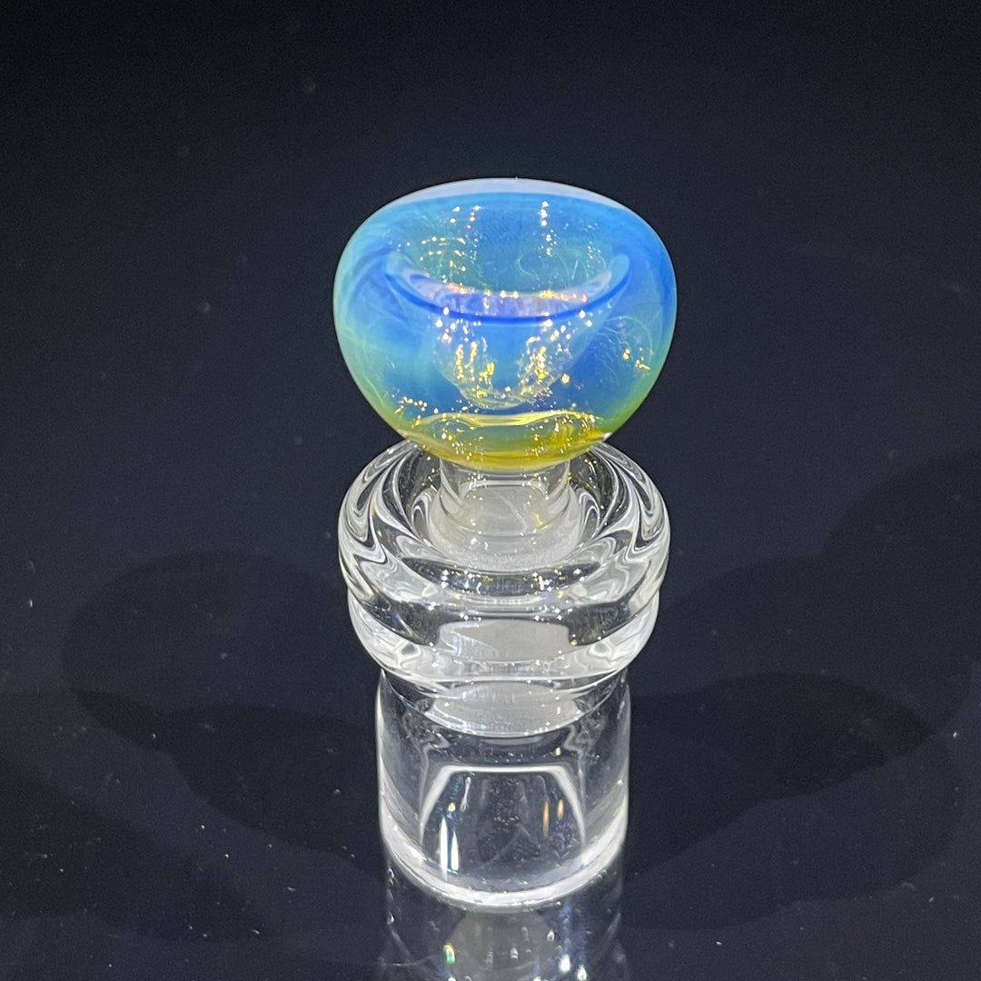 10.5" Fumed Mushroom Beaker Bong Glass Pipe Mary Jane's Glass