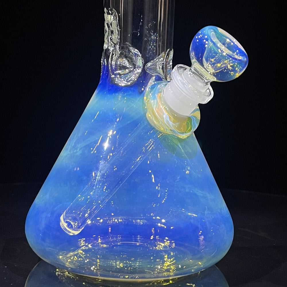 10.5" Fumed Mushroom Beaker Bong Glass Pipe Mary Jane's Glass