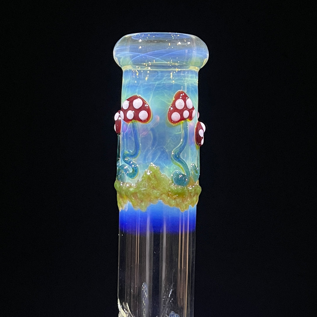 10.5" Fumed Mushroom Beaker Bong Glass Pipe Mary Jane's Glass