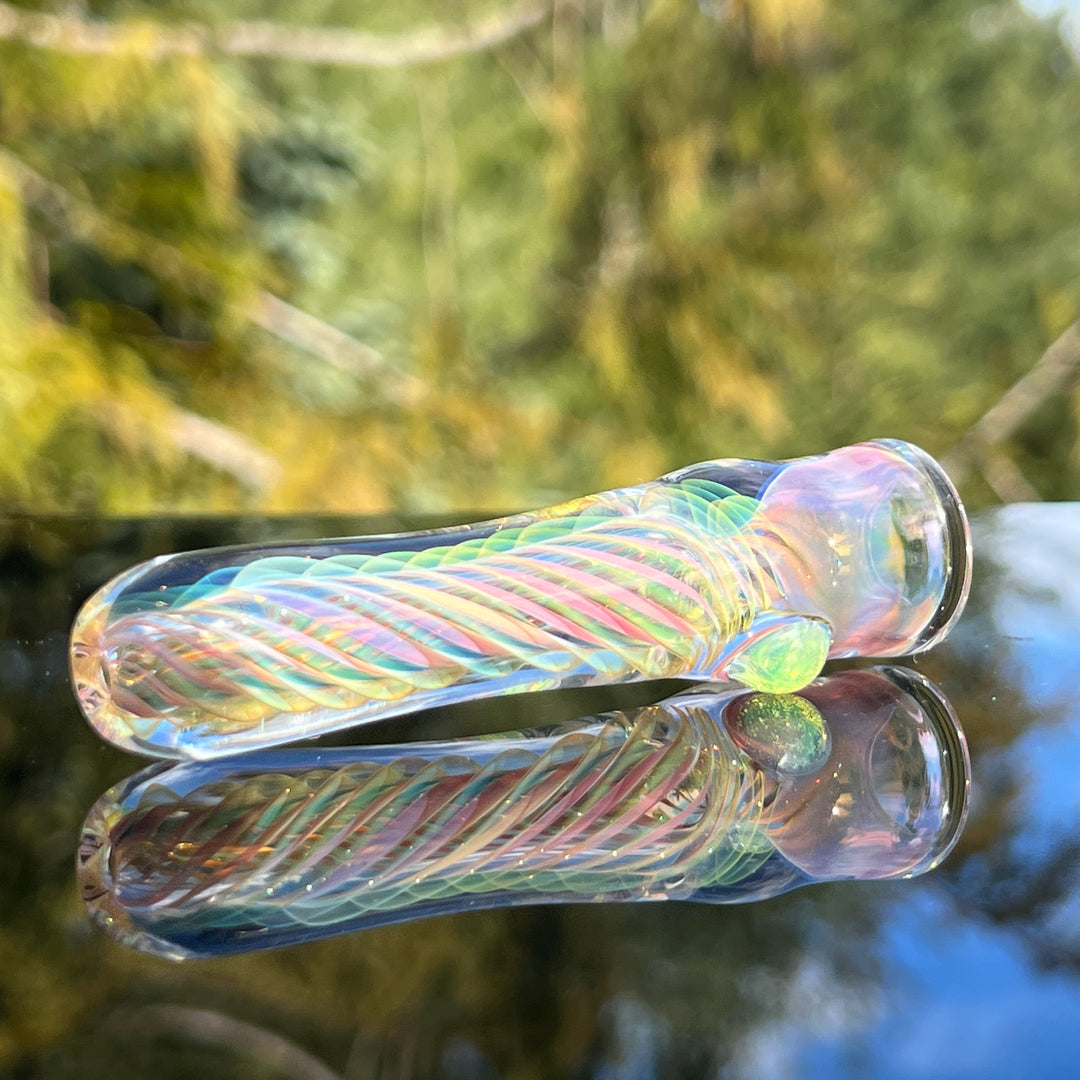 Thick Fume Chillum + Case Combo Glass Pipe Chuck Glass