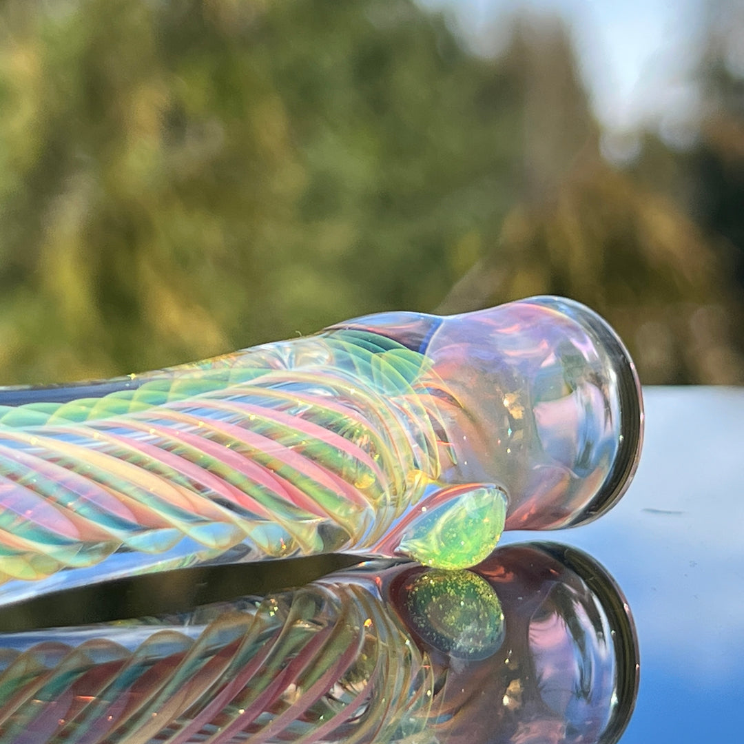 Thick Fume Chillum + Case Combo Glass Pipe Chuck Glass