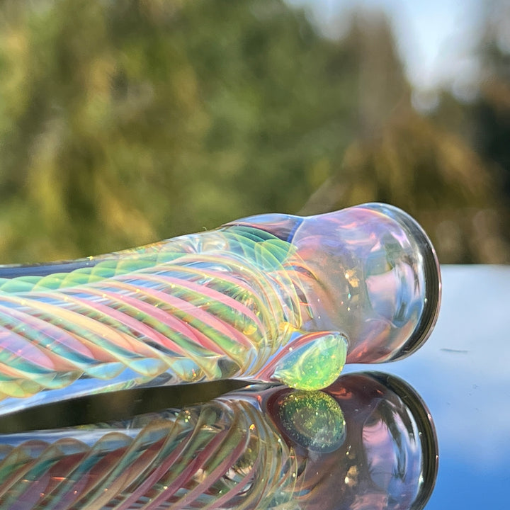 Thick Fume Chillum + Case Combo Glass Pipe Chuck Glass