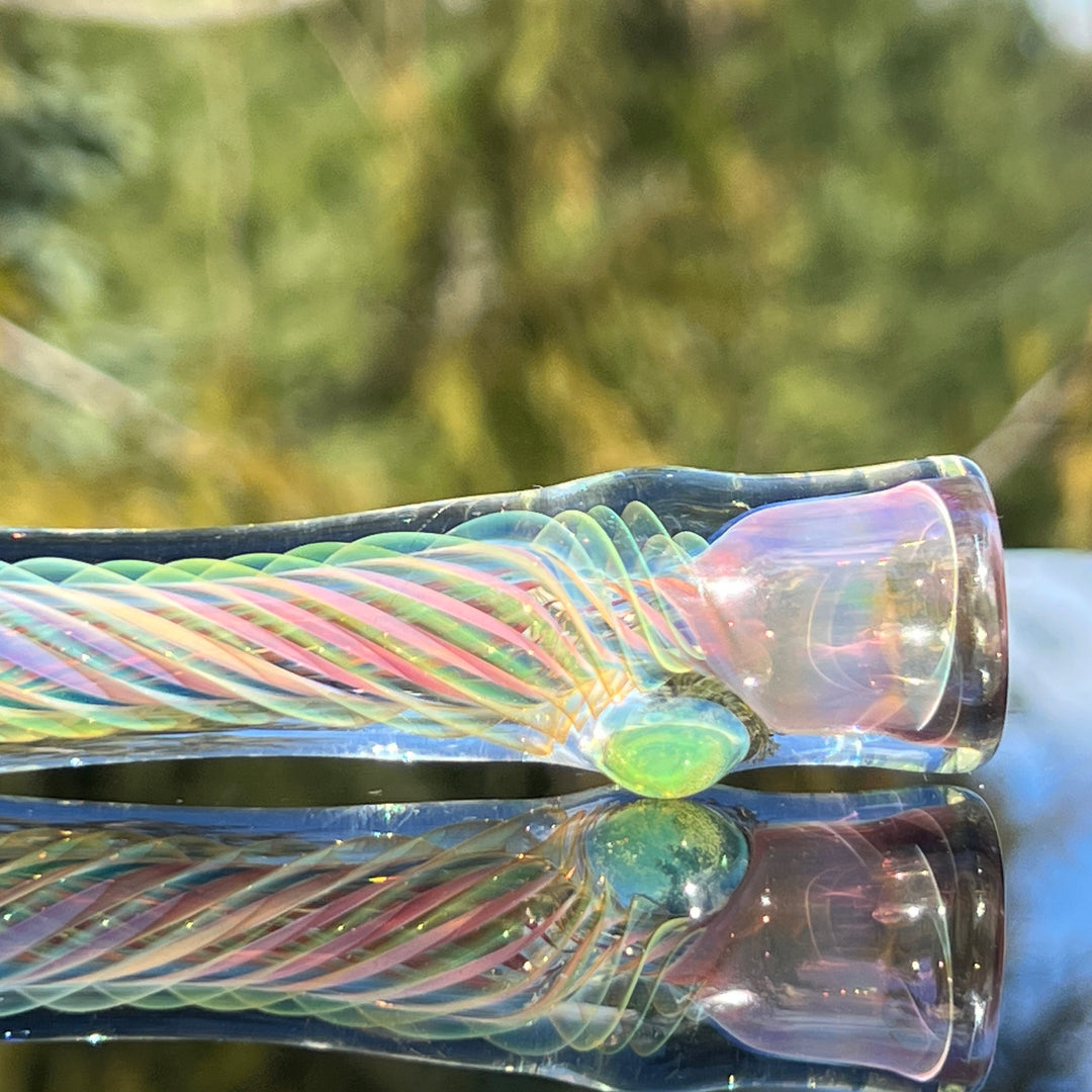 Thick Fume Chillum + Case Combo Glass Pipe Chuck Glass