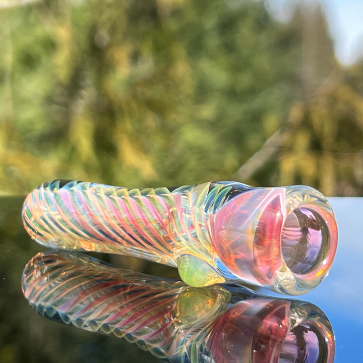 Thick Fume Chillum + Case Combo Glass Pipe Chuck Glass