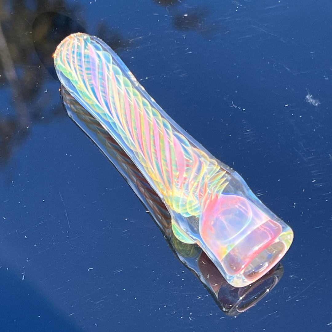 Thick Fume Chillum + Case Combo Glass Pipe Chuck Glass