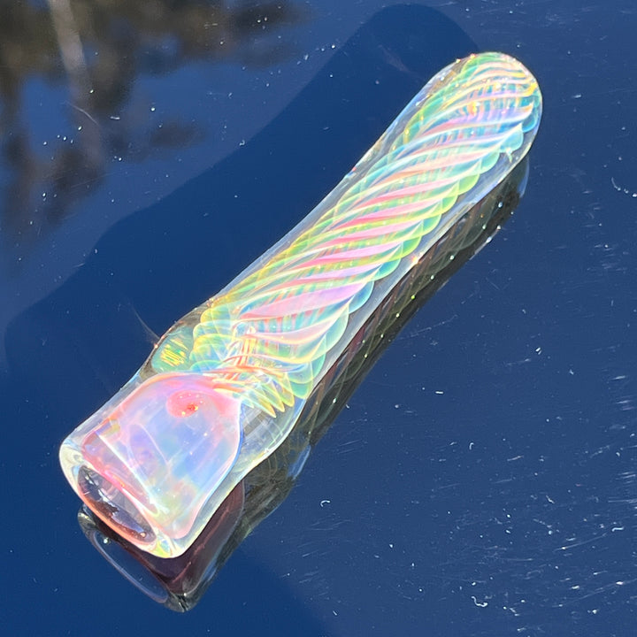 Thick Fume Chillum + Case Combo Glass Pipe Chuck Glass