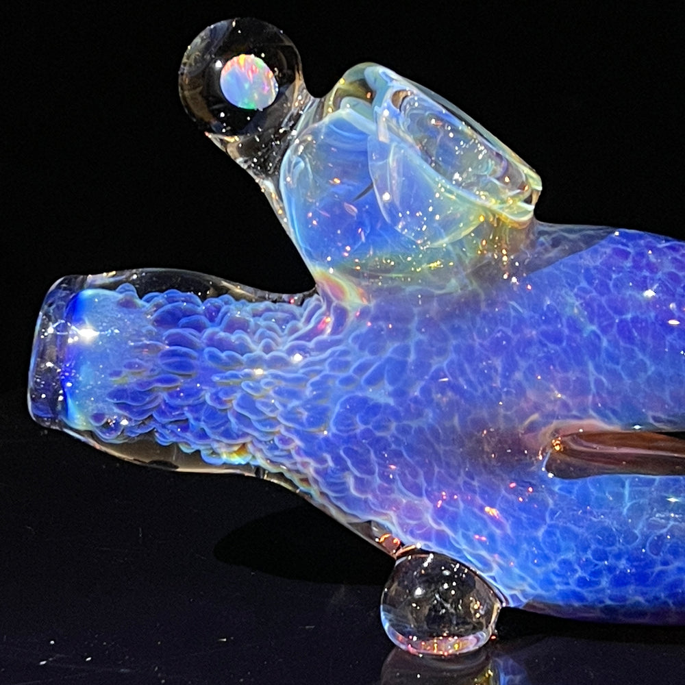 Purple Nebula Space Ray Pipe Glass Pipe Tako Glass   