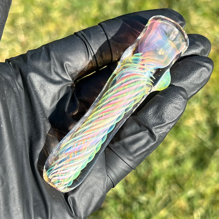 Thick Fume Chillum + Case Combo Glass Pipe Chuck Glass