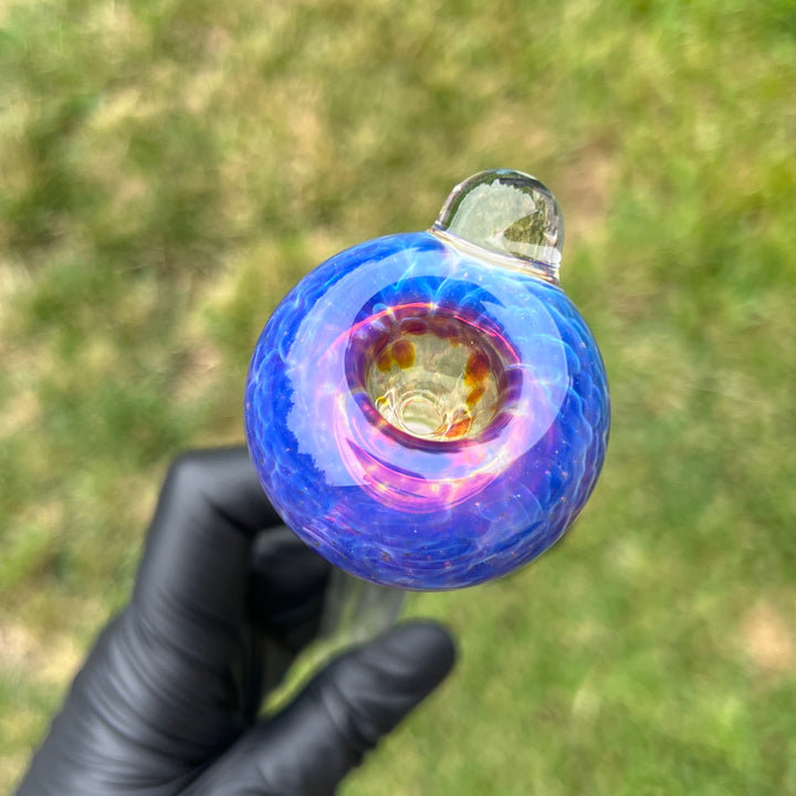 14mm Purple Nebula Pull Slide Accessory Tako Glass   