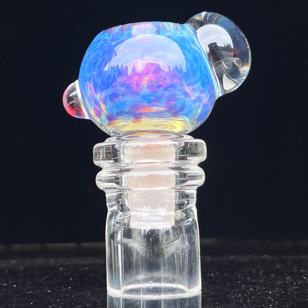 14mm Purple Nebula Pull Slide Accessory Tako Glass   