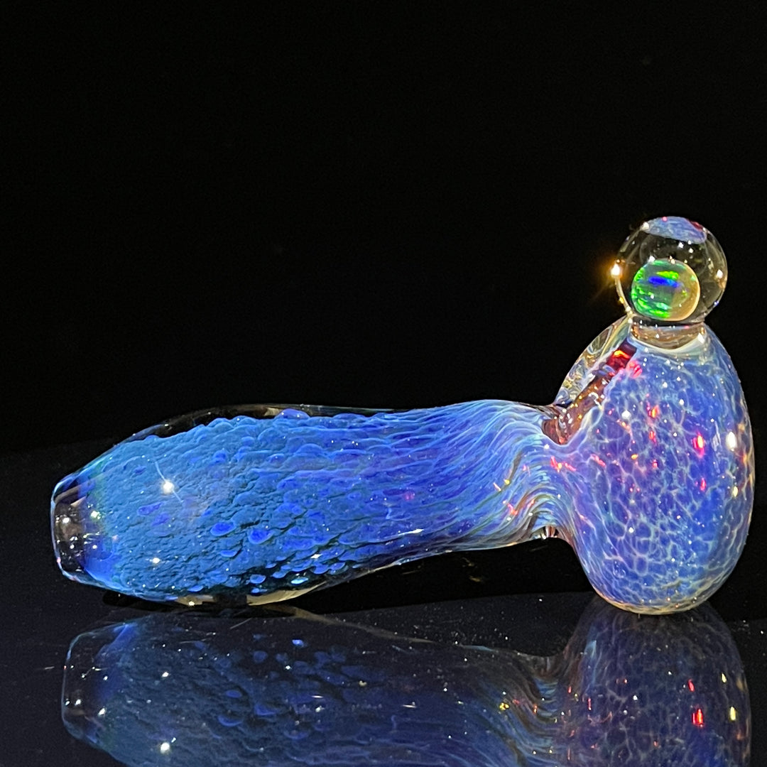 Purple Nebula Black Opal Pipe Glass Pipe Tako Glass   